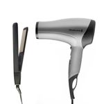 Combo Alisadora Shine Therapy y Secador Pro Titanium