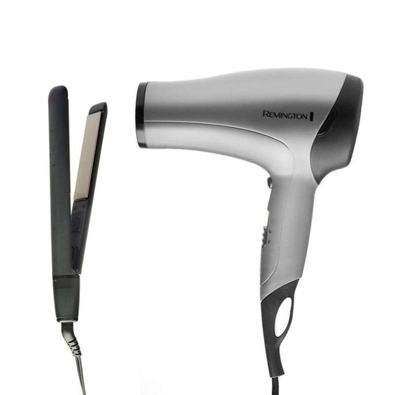 Combo Alisadora Shine Therapy y Secador Pro Titanium