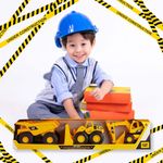 Set De Máquinas De Construcción 3 Pzas - Cat