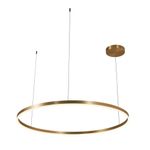 Lámpara LED Colgante Circular Dorada