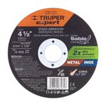 Disco Abrasivo Corte Fino Tipo 41 De 4 1/2 Plg - Truper Expert