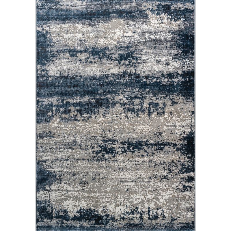 Alfombra de Área Canyon Azul con Beige 133x195 Cm