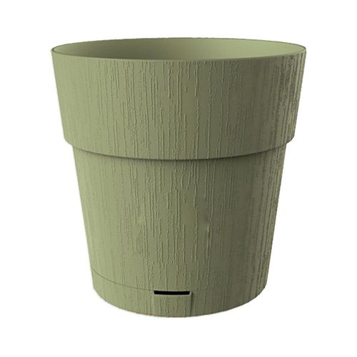 Maceta de Plástico Pianeta Verde Oliva 11.43 X 11.43 Plg