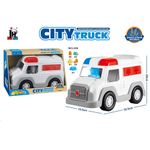 Ambulancia de Juguete con 12 Bloques