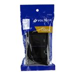 Interruptor Sencillo + Interruptor de 3 Vías 1.5 Módulos Lisboa Negro - Volteck