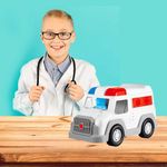 Ambulancia de Juguete con 12 Bloques