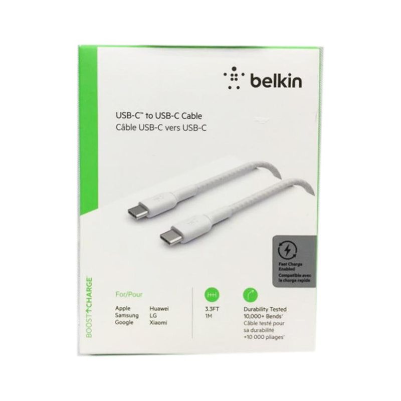 Cable USB-C a USB-C trenzado 1 m