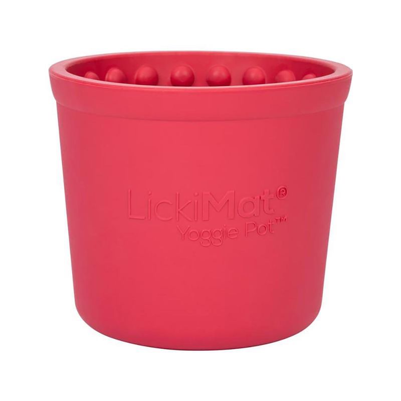 Plato Hondo Estilo Pote Rosado - Lickimat