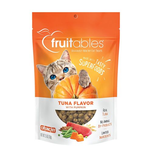 Galletas Crujientes para Gato Adulto Todas las Razas Sabor Atún con Calabaza 70 Grs