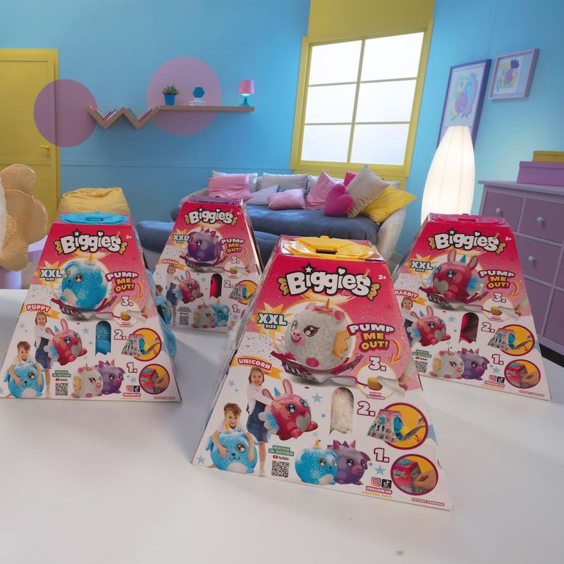 Peluche Inflable Biggies Dragón con Bomba Incluida