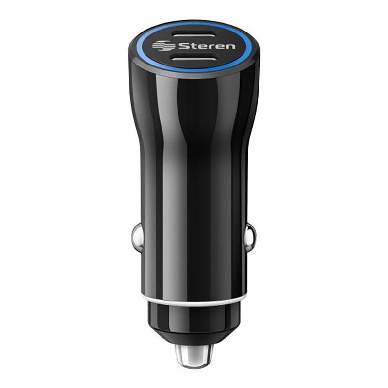Cargador USB-C Doble Power Delivery para Auto de 40W