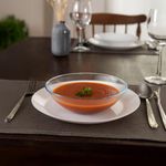 Plato Naturali para Sopa de Vidrio Templado 7.8 Plg