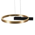 Lámpara LED Geométrica de Techo Dorada Luz Cálida 34 W