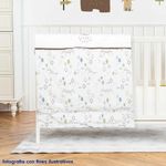 Set De Edredón Para Cuna Conejo Y Oso 2 Pzas