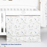 Set De Edredón Para Cuna Conejo Y Oso 2 Pzas