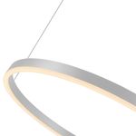 Lámpara LED Circular para Techo Blanca 60 Cm