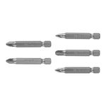 Set De 5 Puntas Pozidriv 2 Plg - Truper