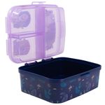 Contenedor de Alimentos XL con Compartimientos Diseño Frozen