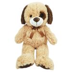 Peluche Perro Beige de 60 Cm, Suave y Abrazable