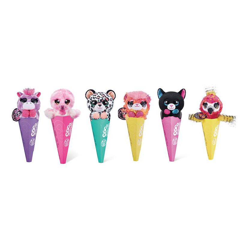 Coco Surprise Peluche Neon en Cono Diseños Surtidos