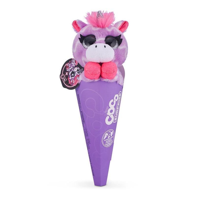 Coco Surprise Peluche Neon en Cono Diseños Surtidos