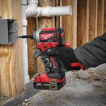 Kit de Destornillador de Impacto Inalámbrico 1/4 Plg 18 V