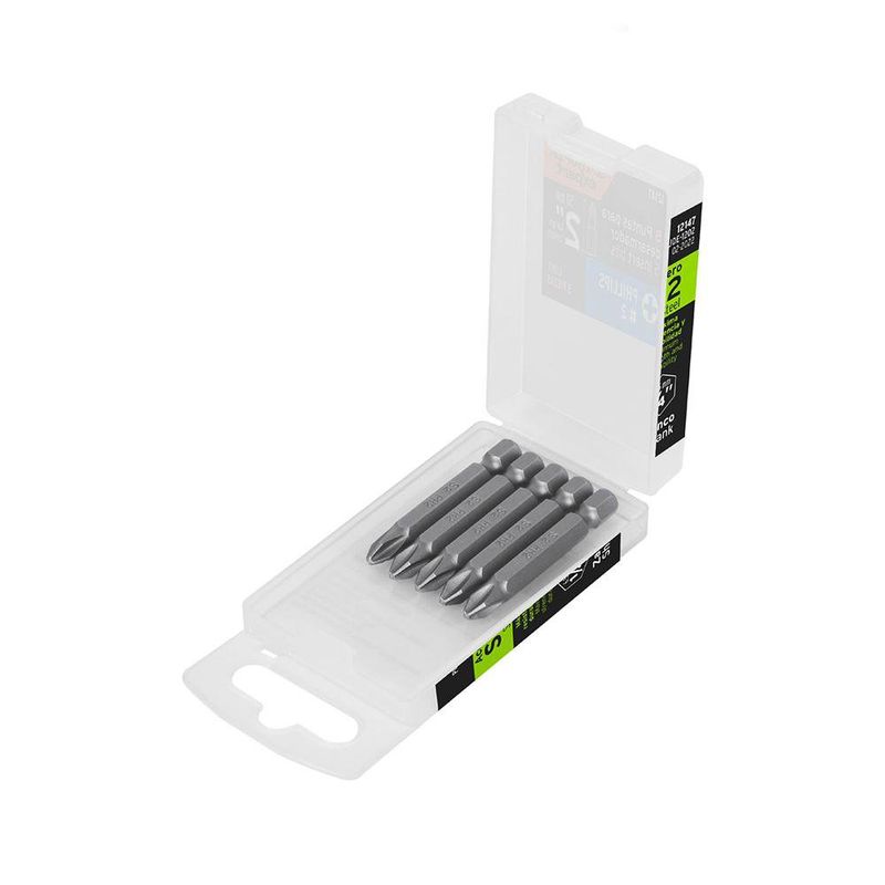 Set De 5 Puntas Philips Ph2 2 Plg - Truper Expert