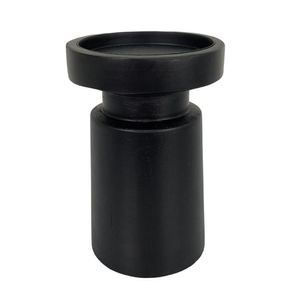 Portavelas Decorativo Negro