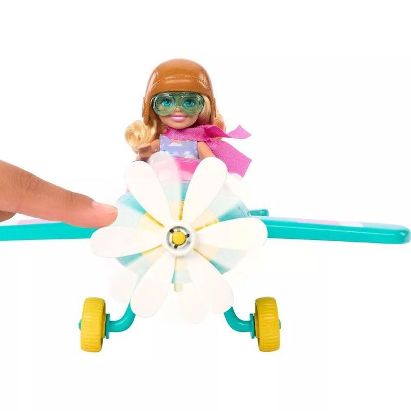 Muñeca Chelsea Piloto con Avión de 2 Asientos