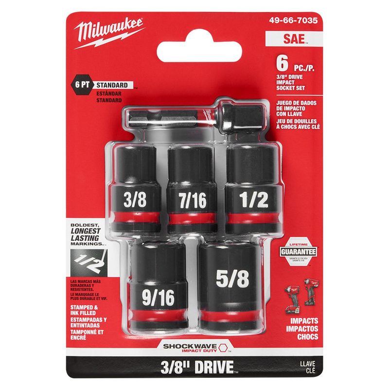 Set de Dados de Impacto 6 Pzas - Milwaukee Electric