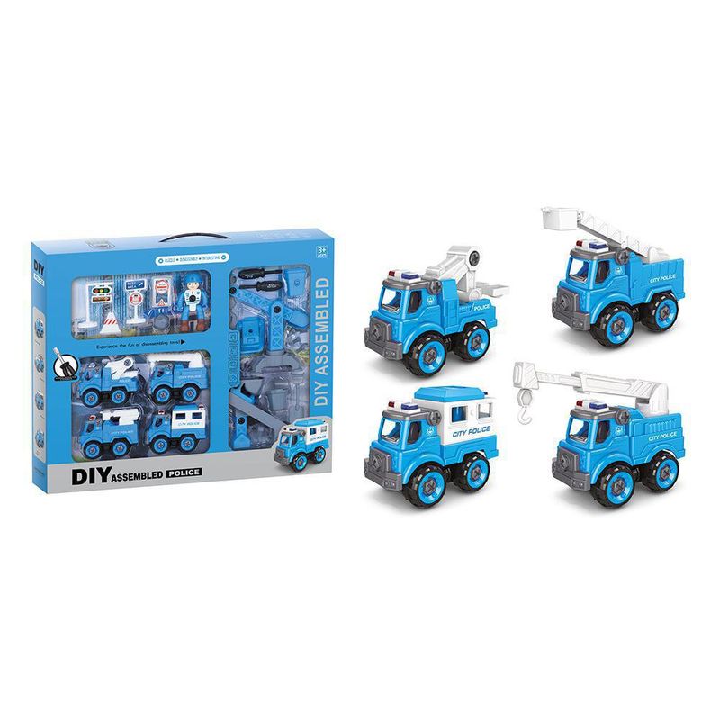 Set de Vehículos de Policía DIY