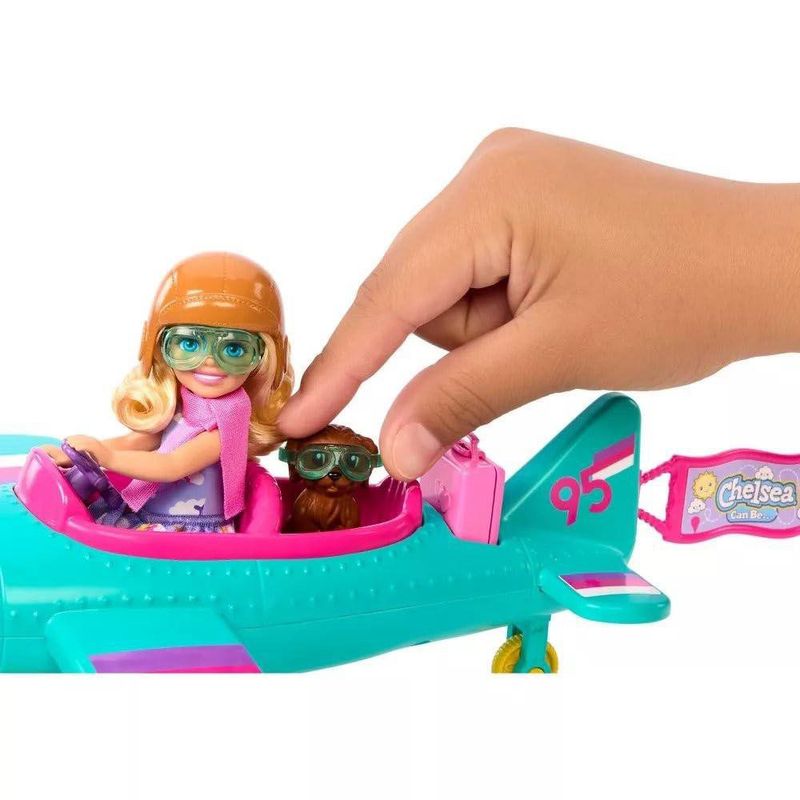 Muñeca Chelsea Piloto con Avión de 2 Asientos