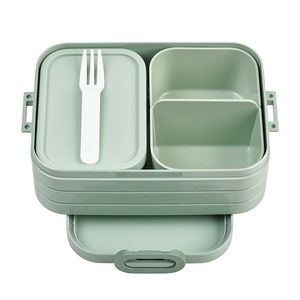 Lonchera Estilo Bento Verde Nórdico