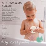 Set de 3 Esponjas para Bebés de 0+ Meses - Suavinex