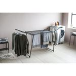 Tendedero Plegable de Metal Negro