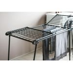 Tendedero Plegable de Metal Negro