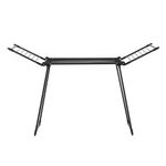 Tendedero Plegable de Metal Negro