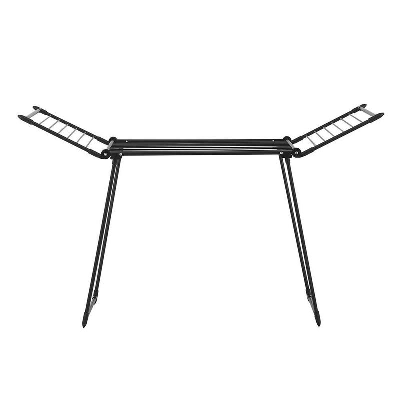 Tendedero Plegable de Metal Negro
