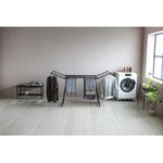 Tendedero Plegable de Metal Negro