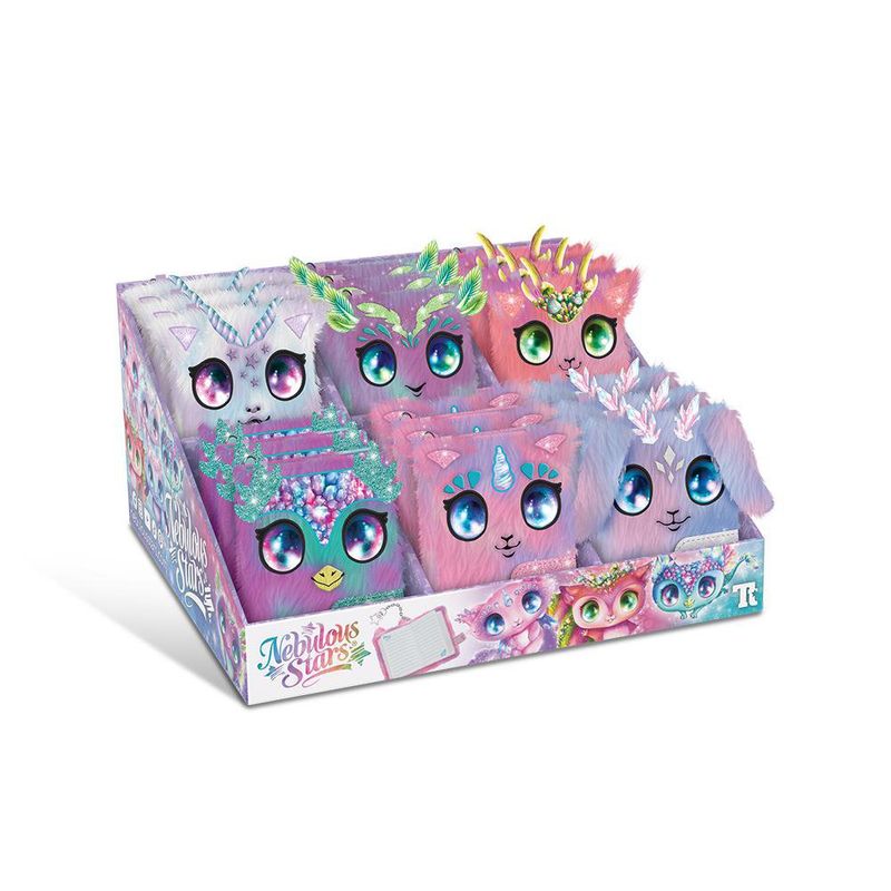 Mini Cuaderno Afelpado Nebulous Stars Diseños Surtidos