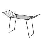 Tendedero Plegable de Metal Negro