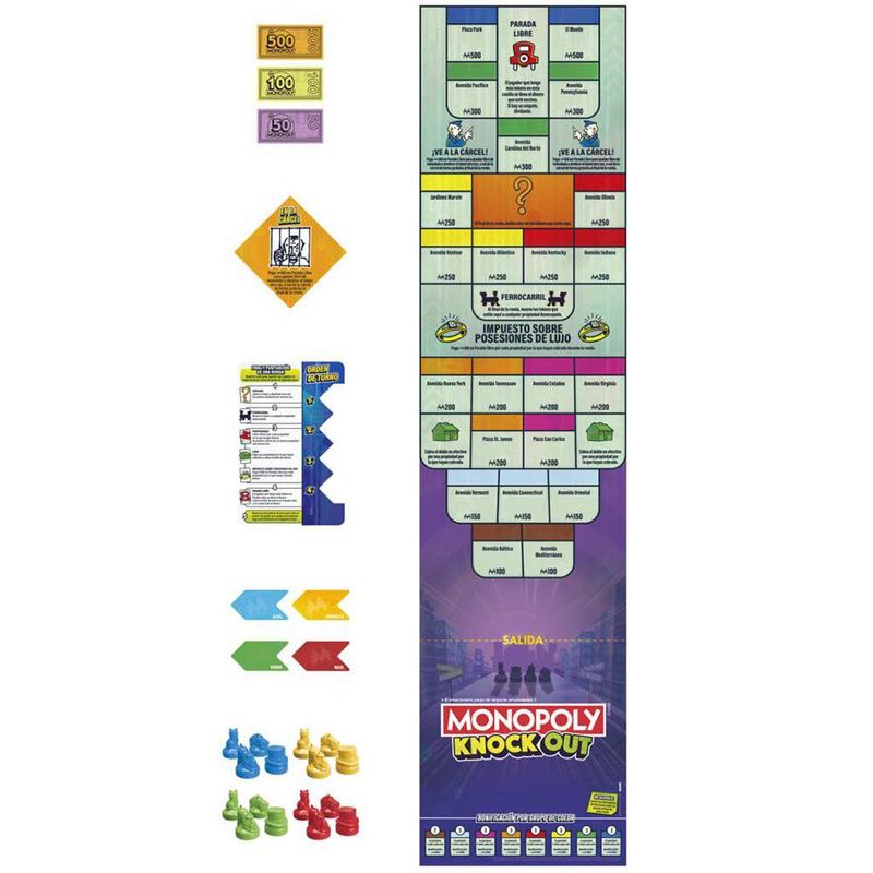 Juego de Mesa Monopoly Knockout