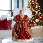 Figura de Ángel Rojo y Dorado