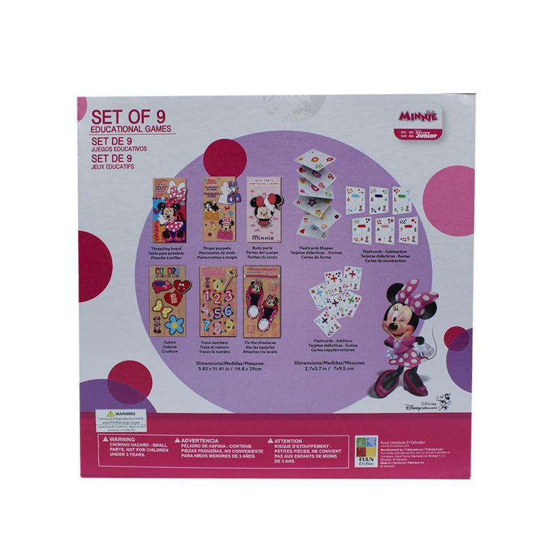 Set de 9 en 1 Juegos Minnie