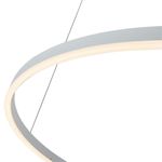 Lámpara LED Circular para Techo Blanca 150 Cm