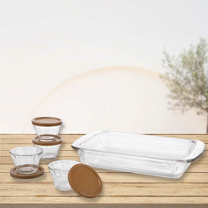 Moldes de Vidrio para Hornear 9 Pzas