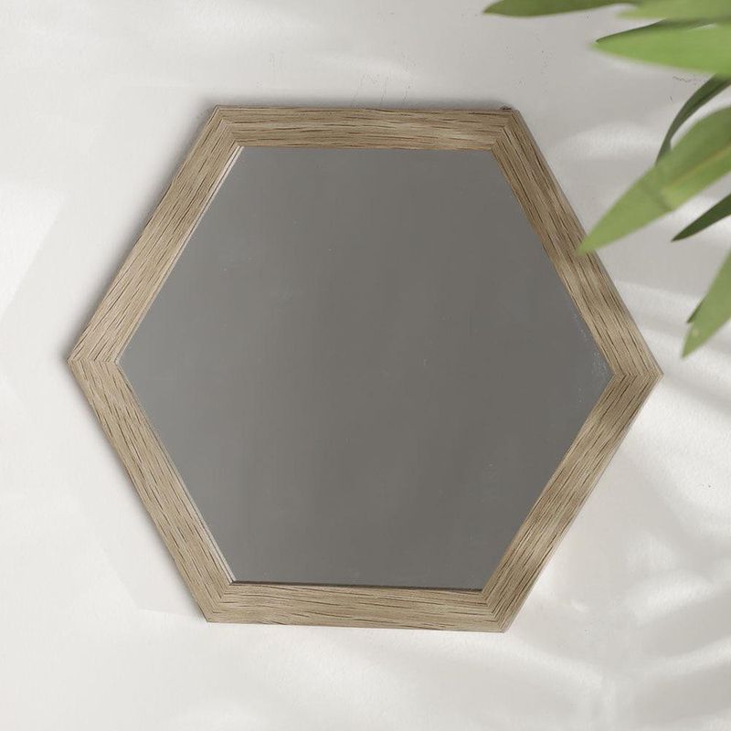Set de 6 Espejos Decorativos Hexagonales