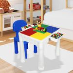 Set Mesa Infantil con Silla y Compartimentos Multicolor