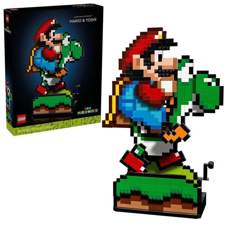 LEGO Super Mario World Mario y Yoshi de 1215 Piezas