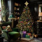 Estrella luminosa tipo neón amarilla para interior